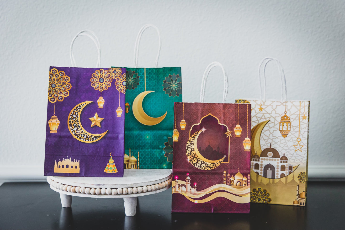 13. Ramadan/Eid Gift Bags (4-pack, 4 color options)