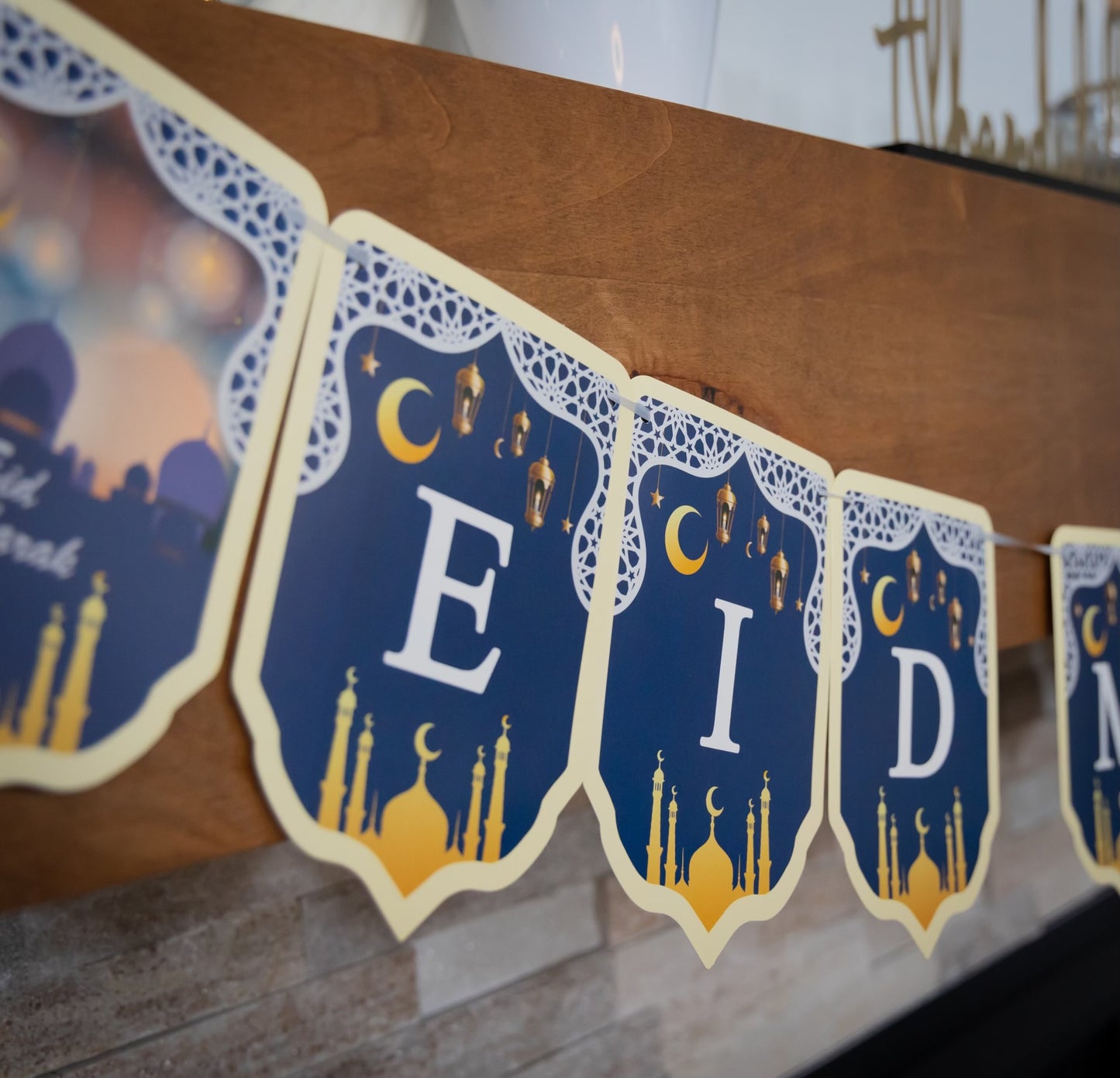 19. Eid Mubarak Banner (2 color options)