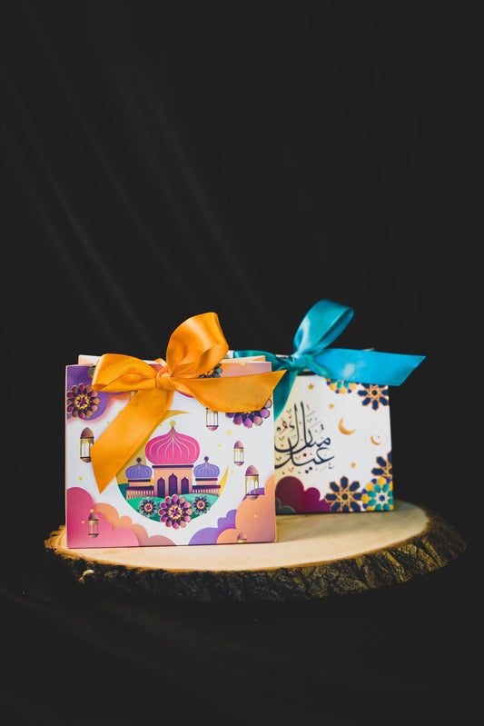 15. Ramadan/Eid Goodie Bags with Ribbons (6 per pack)