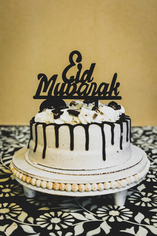 34. Eid Mubarak Cake/Dessert Topper