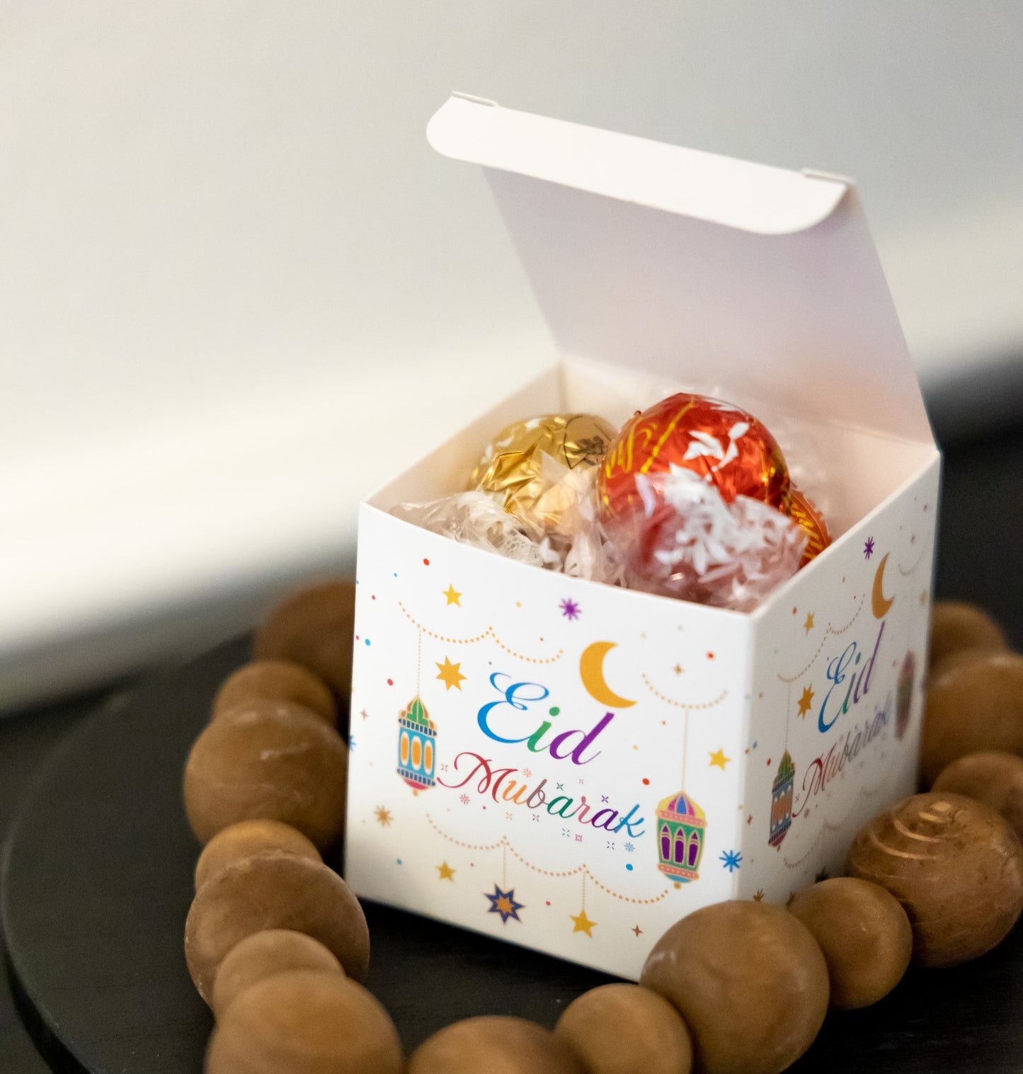 12. Eid Mubarak Goodie Boxes (8-pack, 8 design options)