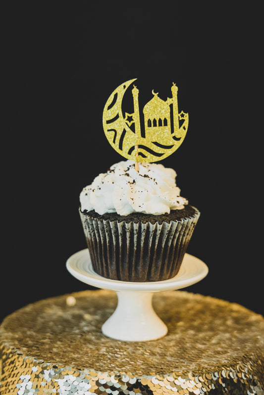 32. Ramadan Cupcake/Dessert Toppers (12 per pack)