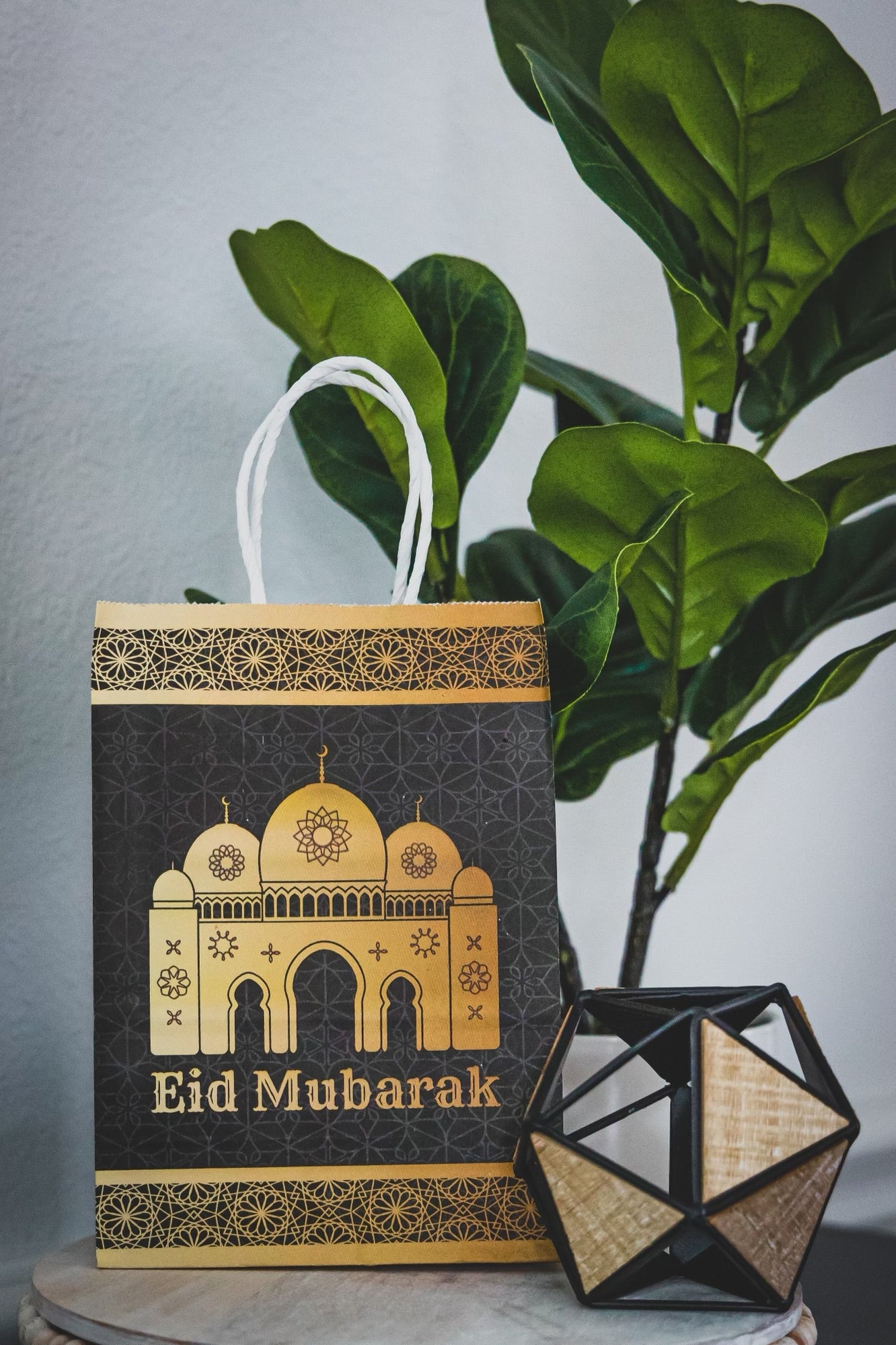 16. Eid Mubarak Gift Bags (2 design options, 4-pack)