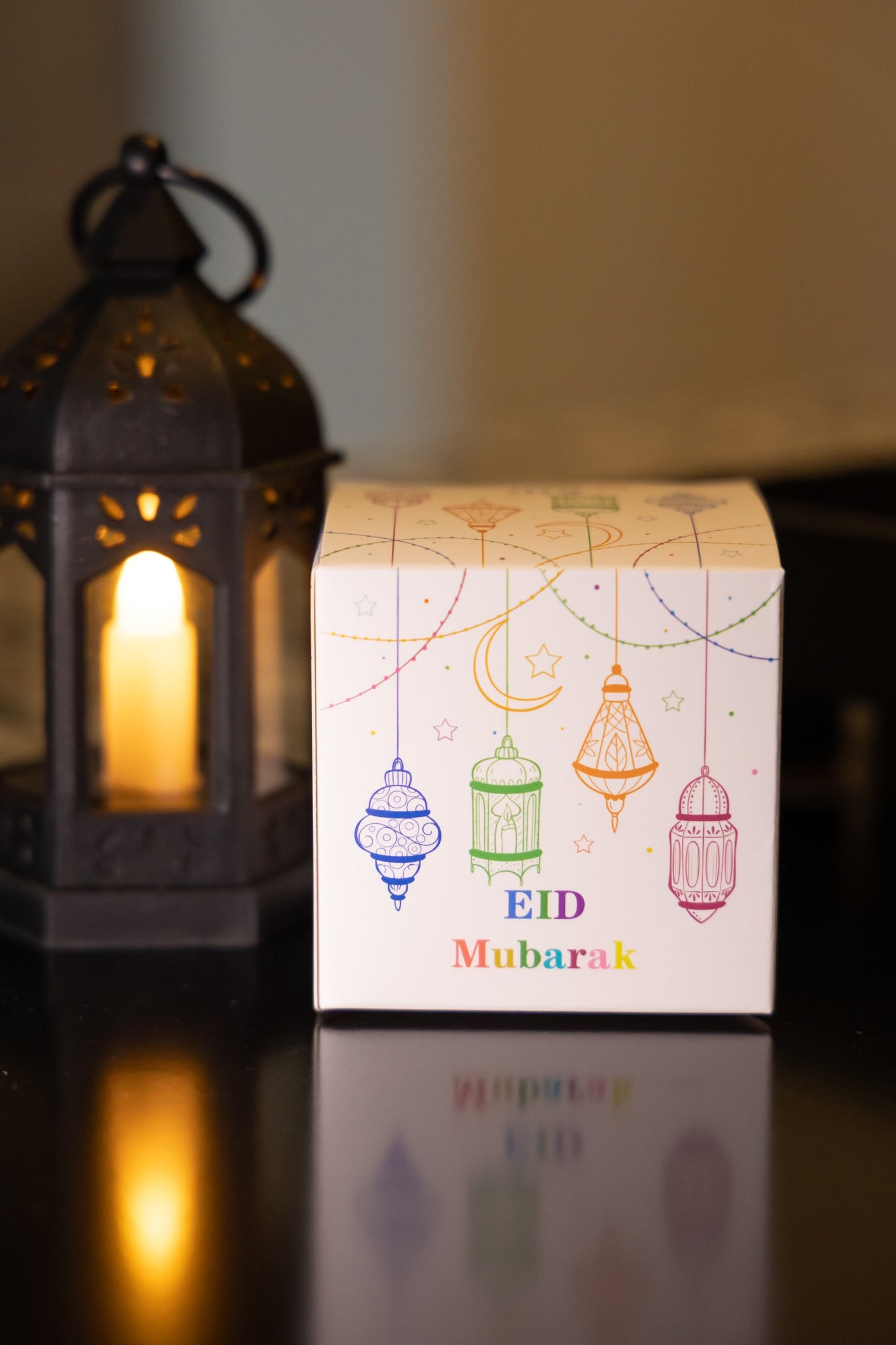 12. Eid Mubarak Goodie Boxes (8-pack, 8 design options)