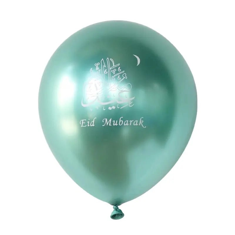 20. Eid Balloons (6-pack, 4 Color Options)