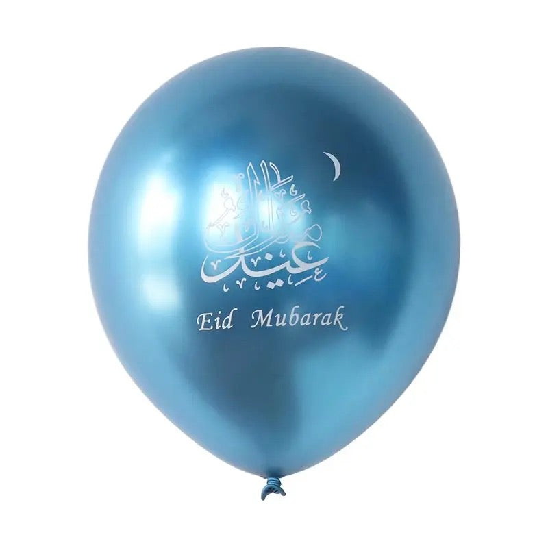 20. Eid Balloons (6-pack, 4 Color Options)